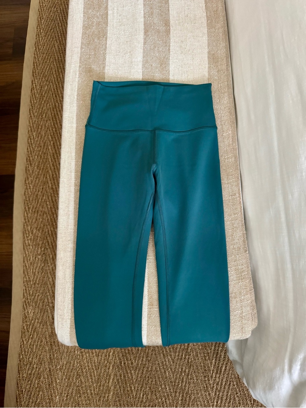 lululemon high waisted dark teal leggings